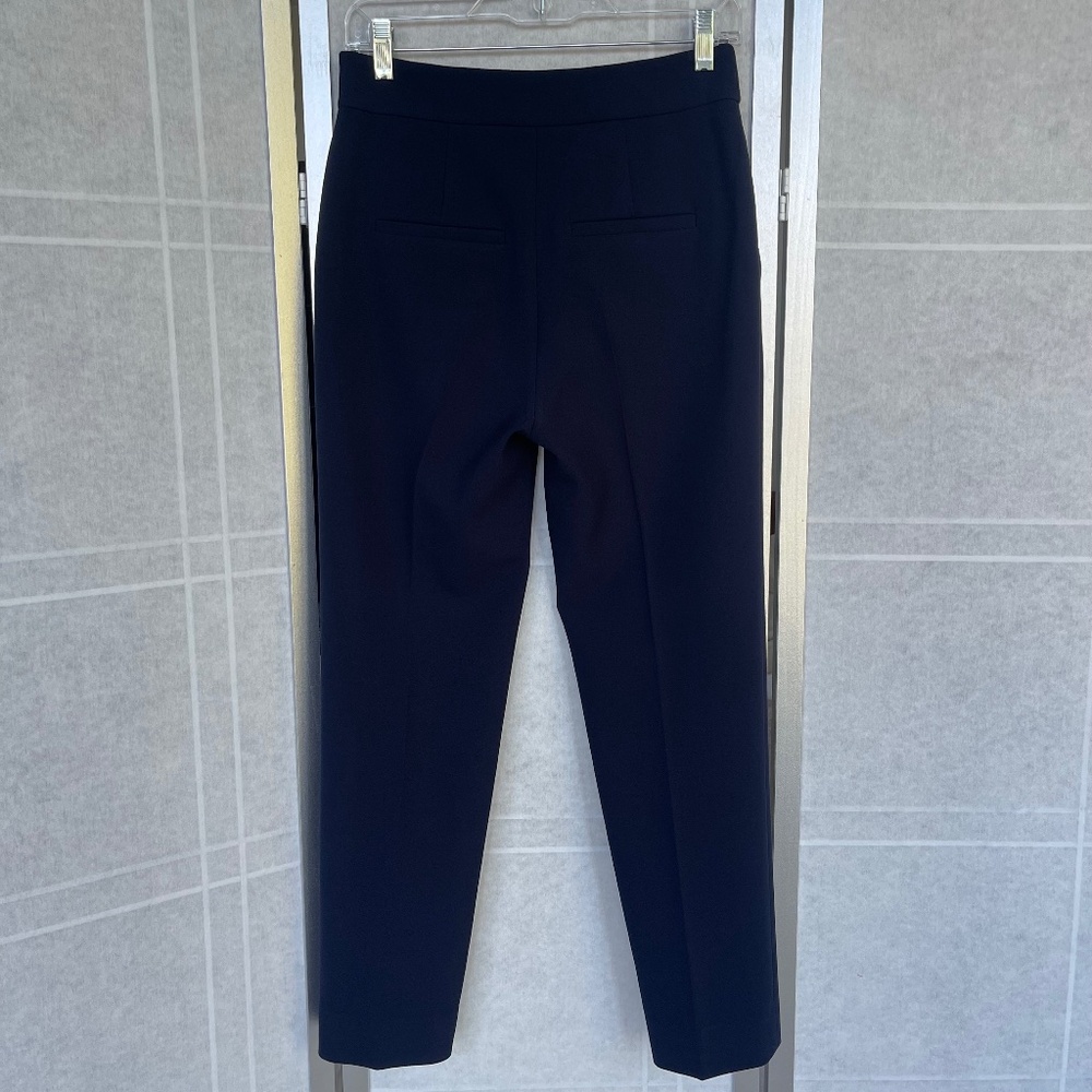 NWOT Veronica Beard Navy/Gold Renzo Pants sz 2 - Picture 3 of 8